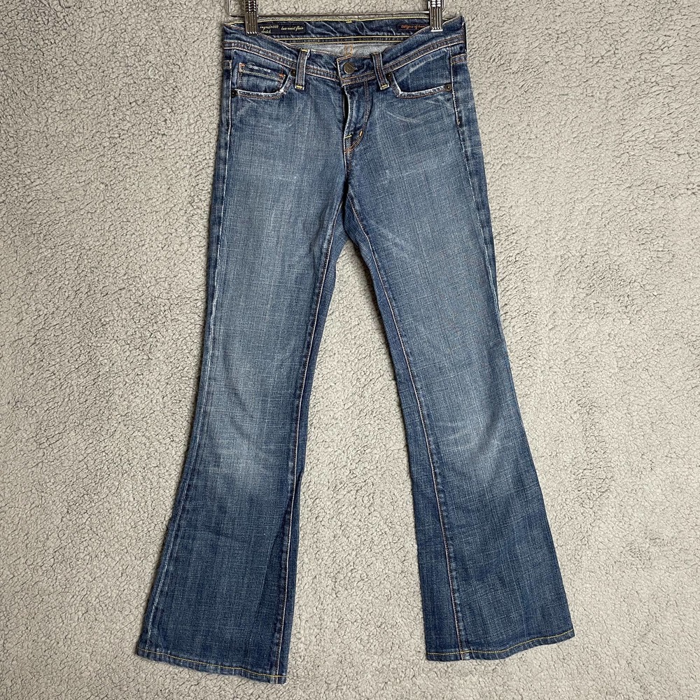 Citizens of Humanity Ingrid #002 Stretch Low Waist Flair sz 24